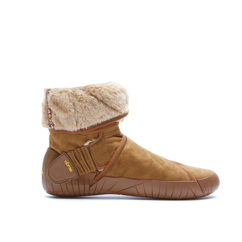 Botas Vibram Furoshiki Classic Shearling Mid Mujer Marrones | vTCnYSuR