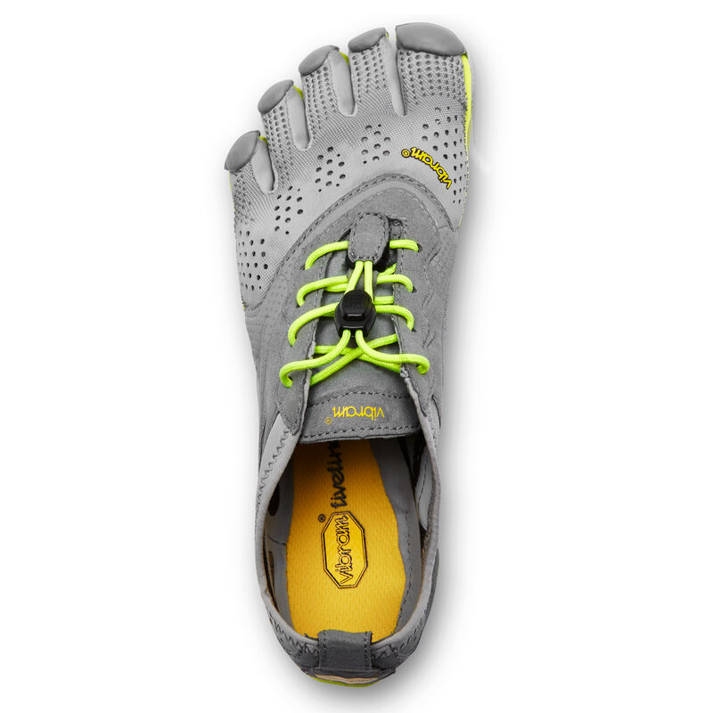 Zapatillas Deportivos Vibram V-run Mujer Gris Amarillo | j4Na98Ds