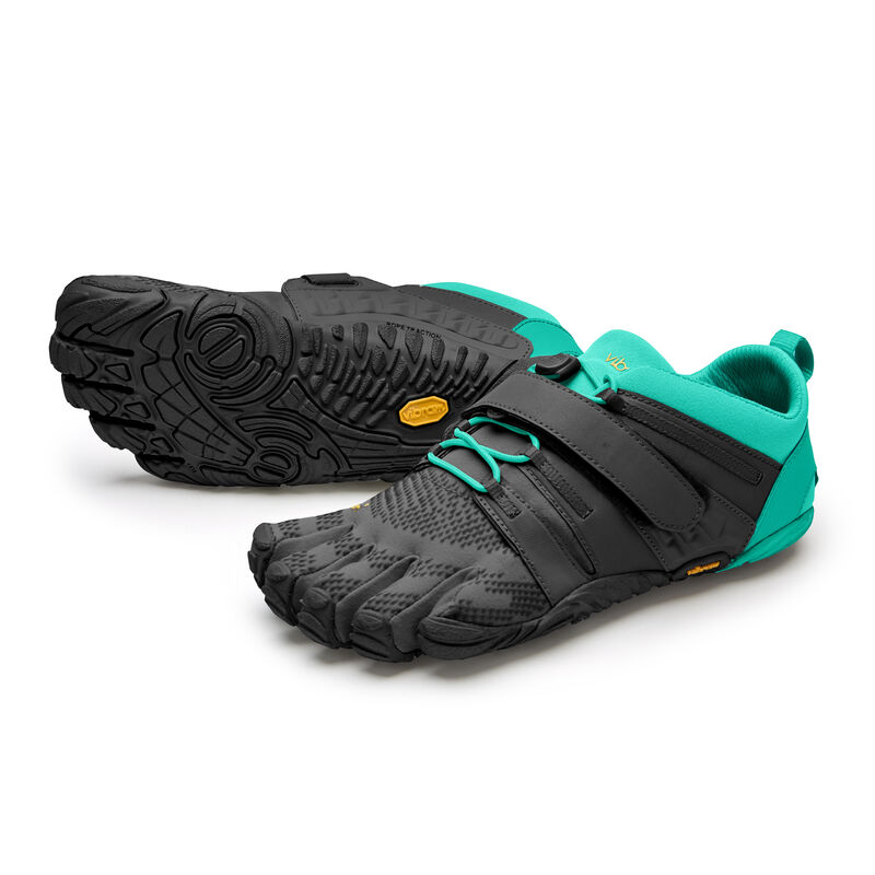 Zapatillas Deportivos Vibram V-train 2.0 Mujer Negras Verde | 3c4j35f8