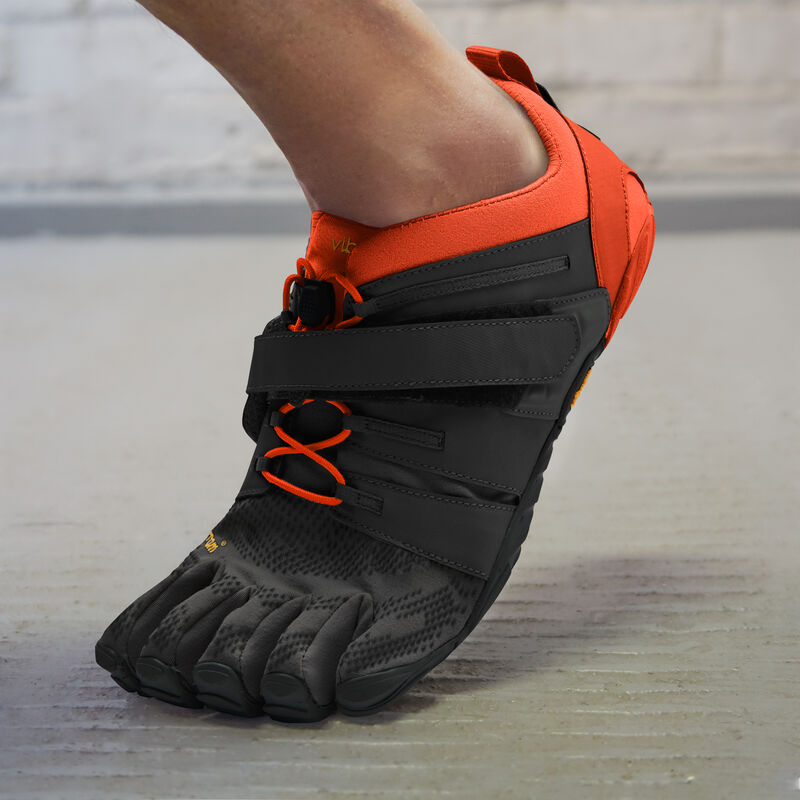 Zapatillas Deportivos Vibram V-train 2.0 Hombre Negras Naranjas | bI1tGJIz