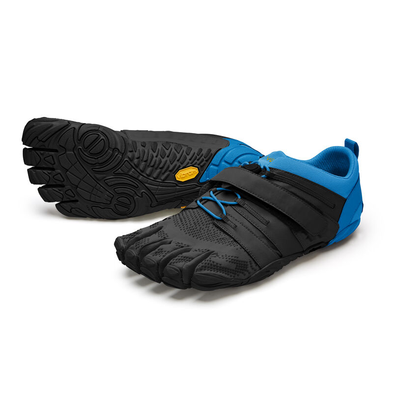 Zapatillas Deportivos Vibram V-train 2.0 Hombre Negras Azules | rvQZ7Qpz