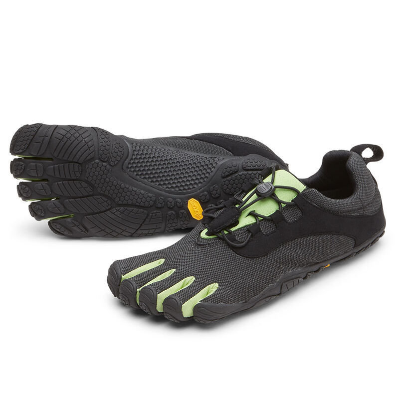 Zapatillas Running Vibram V-run Retro Hombre Negras Verde Negras | 3DpEpil7