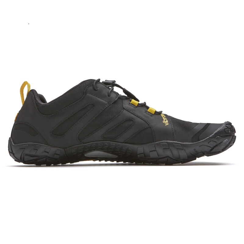 Zapatillas Running Vibram V-trail 2.0 Hombre Negras Amarillo | 8mWEouB5