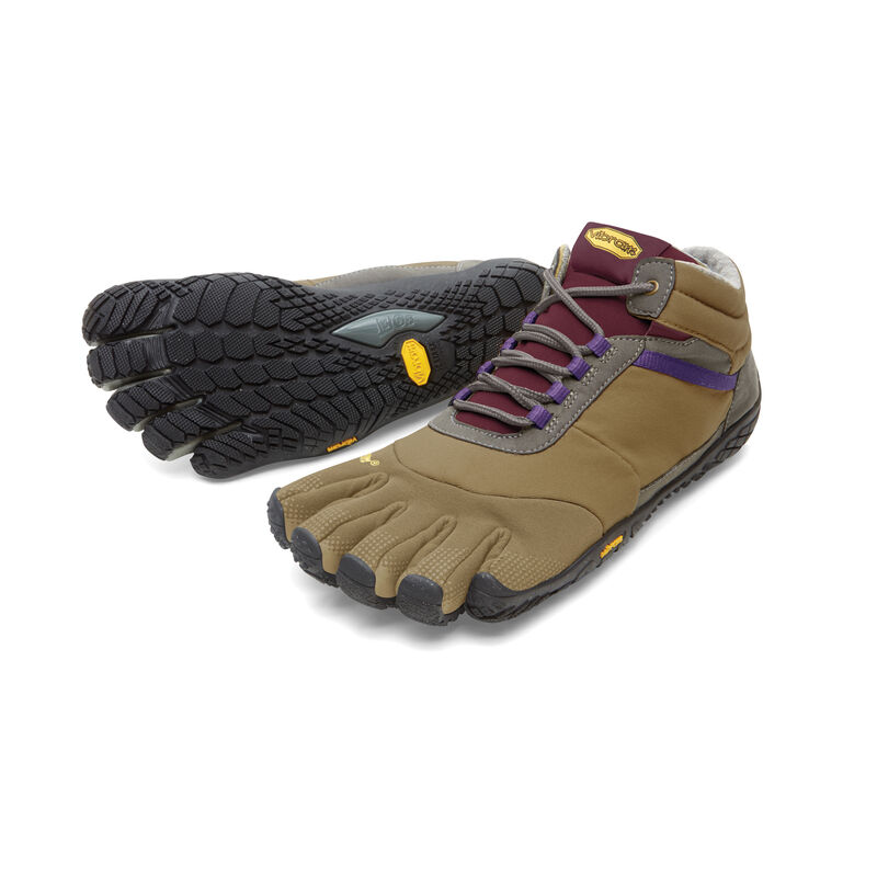 Zapatos Outdoor Vibram Trek Ascent Insulated Mujer Kaki Moradas | e00dXZaK