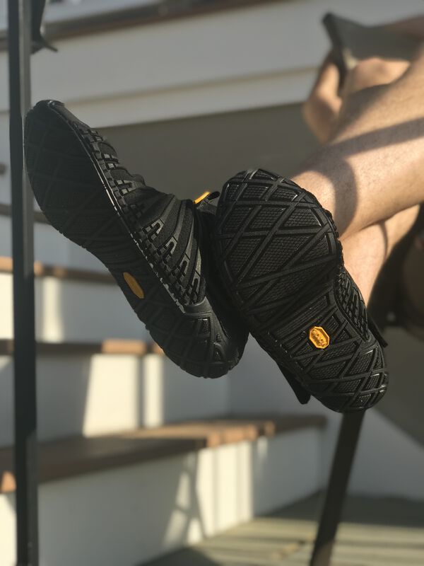 Zapatos Vibram Furoshiki Knit High Hombre Negras | enwmaMvk