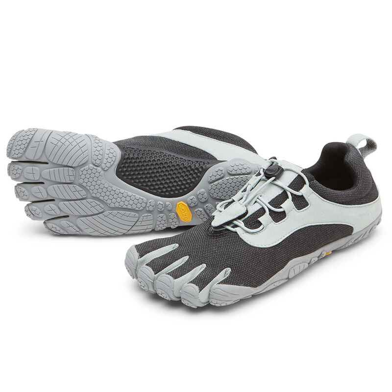 Zapatillas Deportivos Vibram V-run Retro Hombre Negras Gris | mPCce8kp