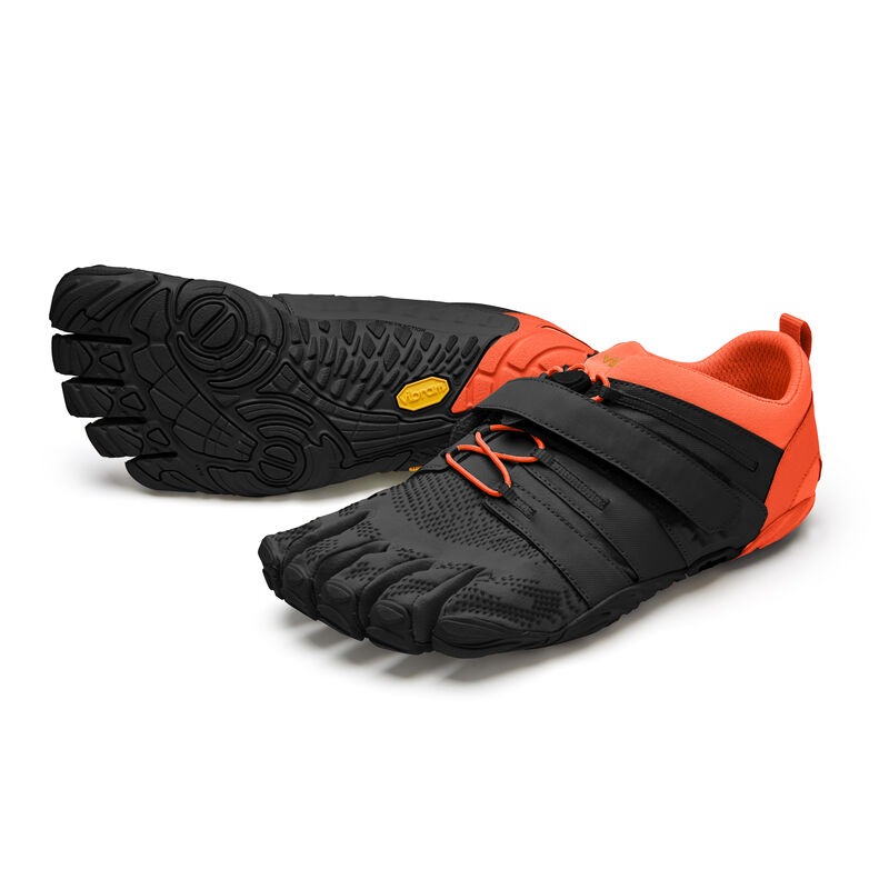 Zapatillas Deportivos Vibram V-train 2.0 Hombre Negras Naranjas | bI1tGJIz