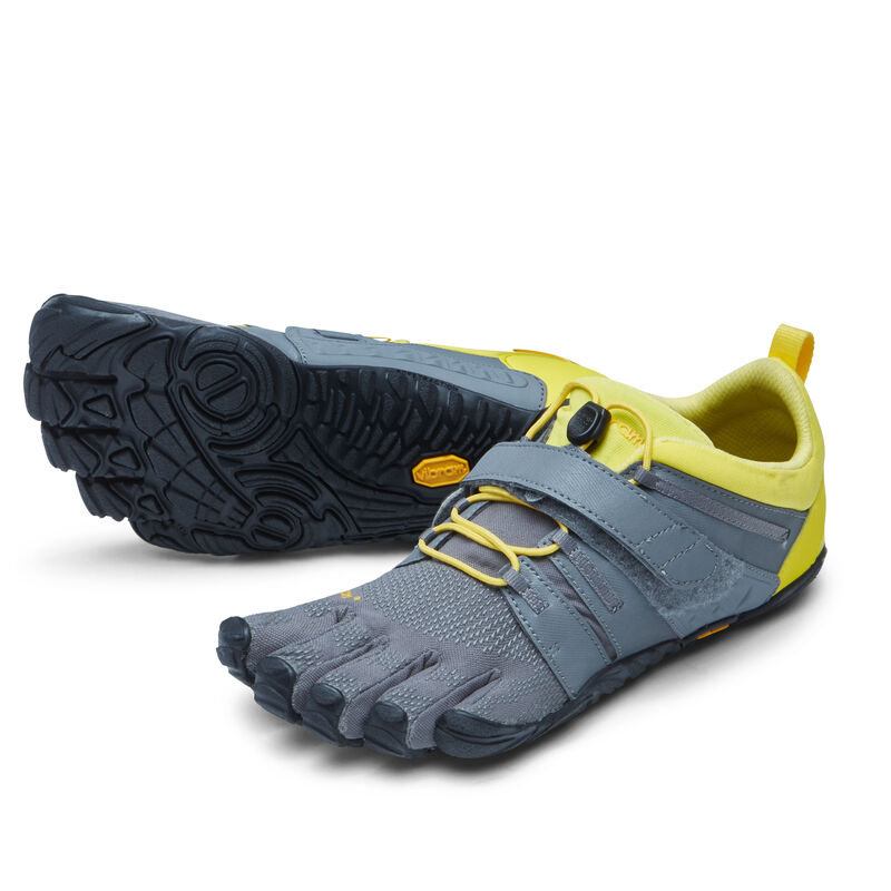 Zapatillas Deportivos Vibram V-train 2.0 Mujer Gris Amarillo Negras | rdiGjO2h